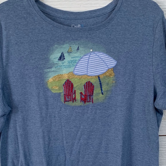 Woman’s Short Sleeve T-Shirt by Croft & Barrow. Size XL. (NEW) - Picture 2 of 9